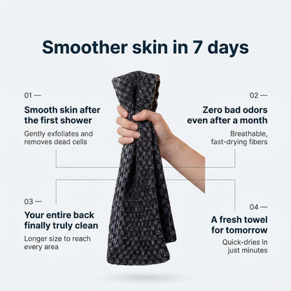 2+1 GRATIS | ExfoScrub™ | Exfolierender Bambusfaser-Reinigungshandschuh