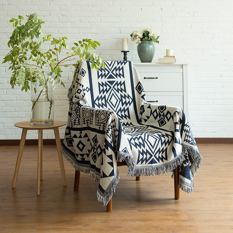 BohoNest™ | Wendbare Bohemian-Wurfdecke mit Quasten