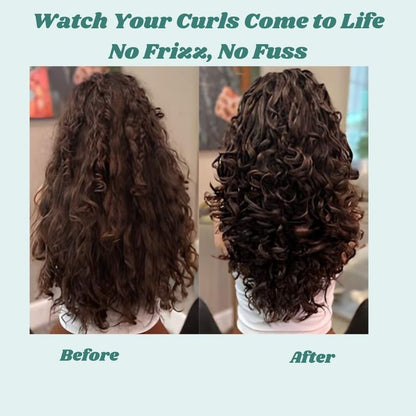 CurlWand – Lockenbürste zum Stylen für welliges & lockiges Haar