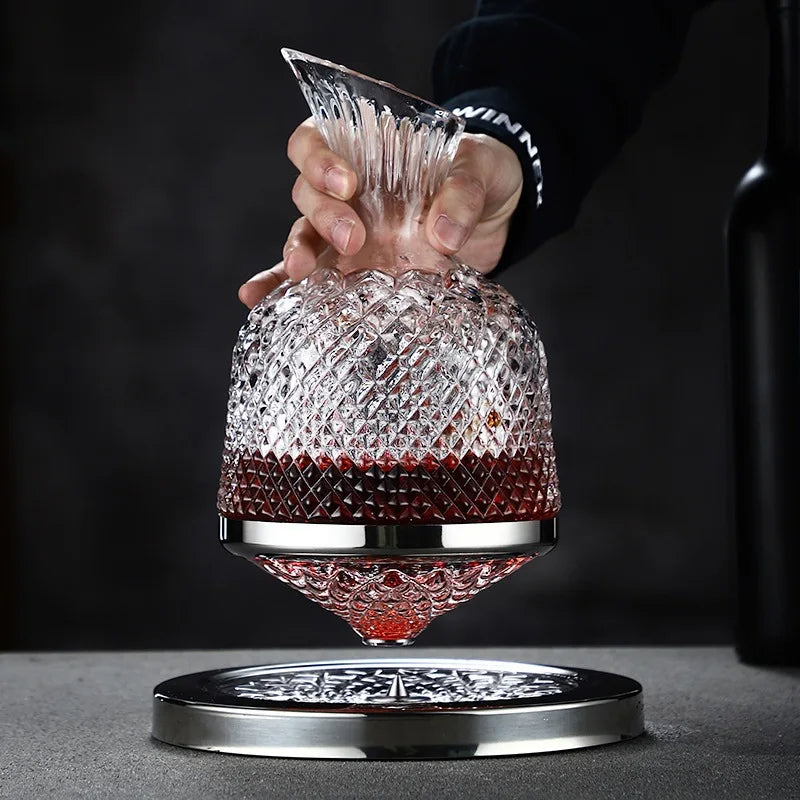 WhirlWine™ | 360° drehbarer Weindekanter aus Kristall [Letzter Tag Rabatt]