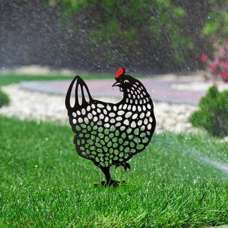 70% RABATT | HappyChicken - Hühner-Gartendekoration - Satz von 5 [Letzter Tag Rabatt]