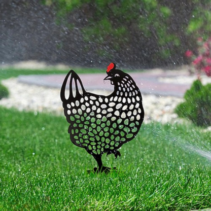 70% RABATT | HappyChicken - Hühner-Gartendekoration - Satz von 5 [Letzter Tag Rabatt]