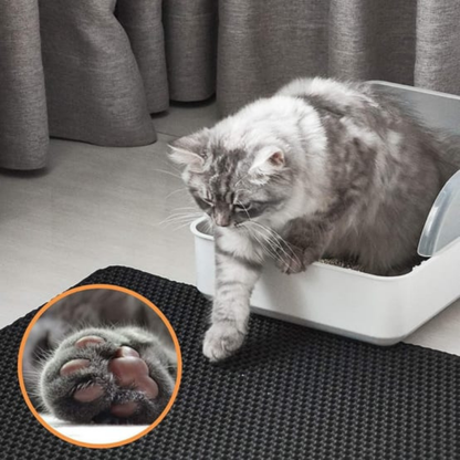 PawGuard™ | Zweilagige Katzenstreu-Matte