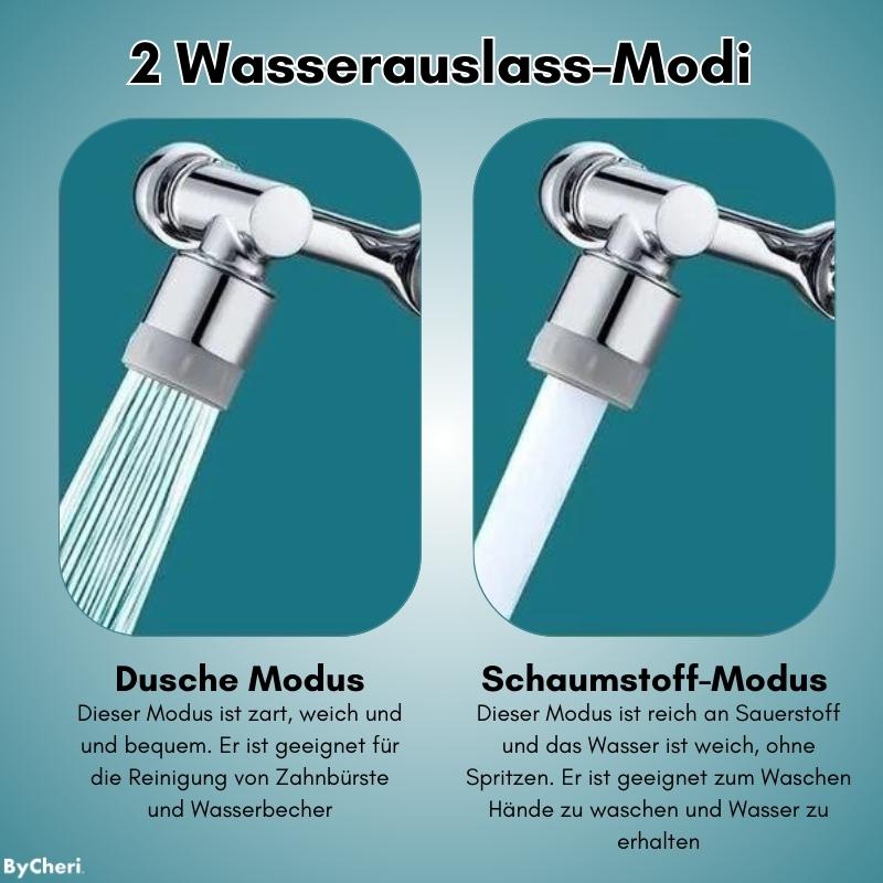 1+1 Gratis | AquaSwirl1080™ -  Roboterarm-Hahn