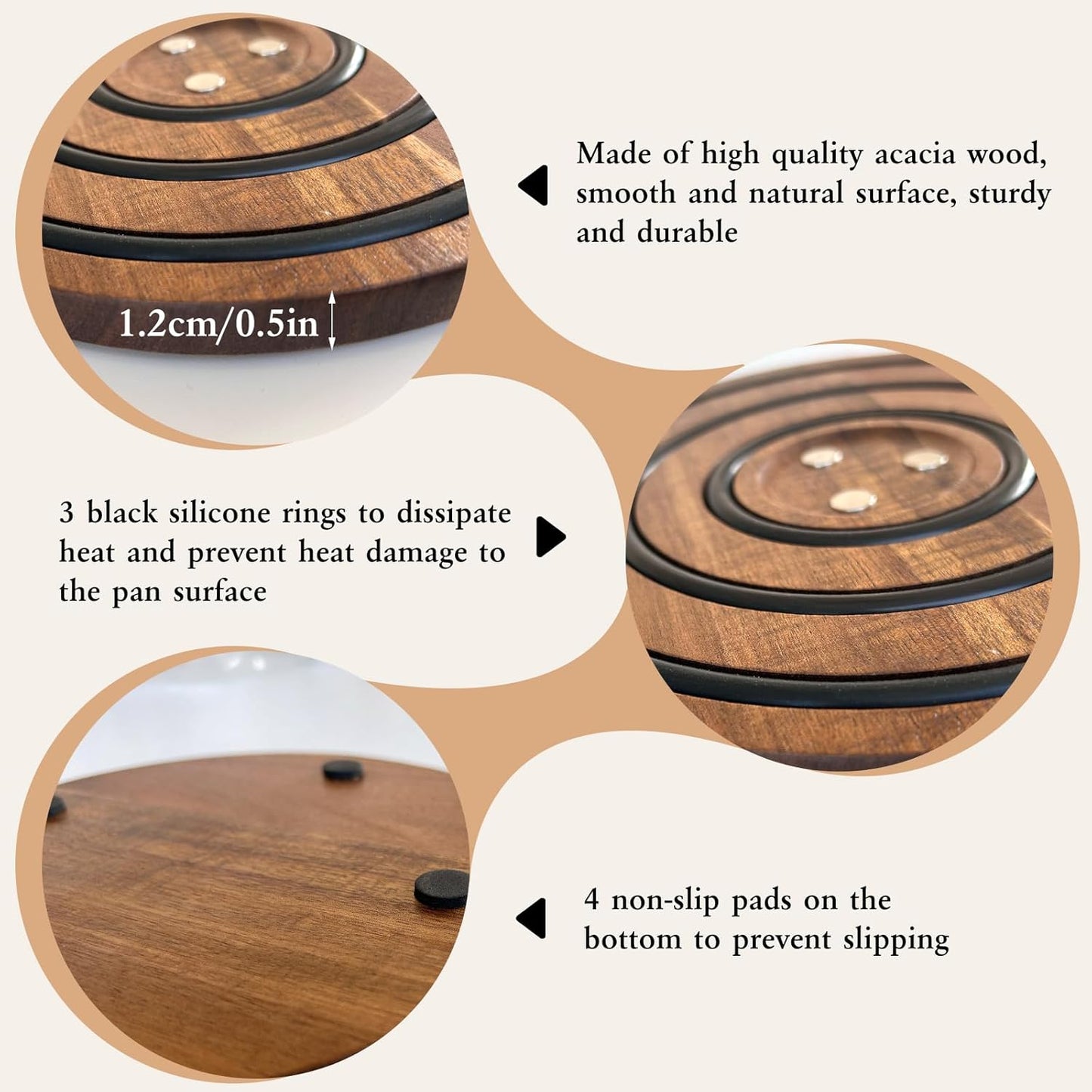 MagniWood™ | Magnetische Untersetzer aus Holz [Letzter Tag Rabatt]