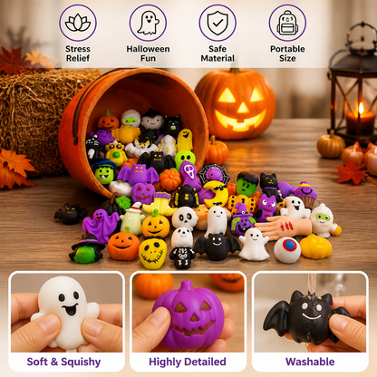 SpookEase™ – Halloween Squishies zum Drücken, Spielen & Verschenken