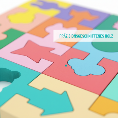 BrainBoost – Holz-Formpuzzle | 50% RABATT