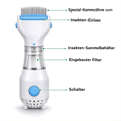 CliniKlear™ - Kopfläuse V-Kamm Maschine | Letzter Tag Rabatt!