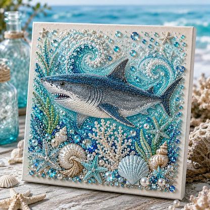 🔥 Last Day 49% OFF - 🌊✨ Ocean Theme Pearl Art DIY Kit – Relaxing DIY Craft to Create Stunning Coastal Artwork