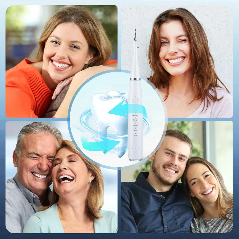 SmilePulse — Elektrische Schallzahnbürste mit mehreren Modi & Ersatzbürstenköpfen