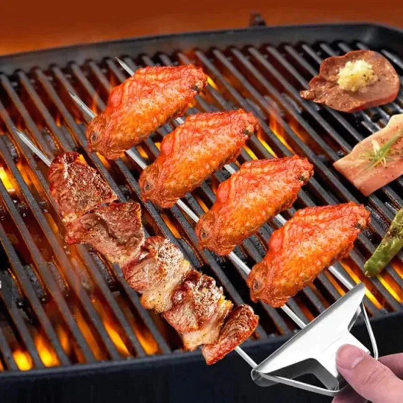 BlazeTrio Spieße — BBQ-Spieß-Set aus Edelstahl