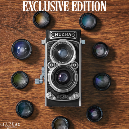 LuminaVue – TLR 2.0 Digitalkamera im Vintage-Stil mit zwei Objektiven