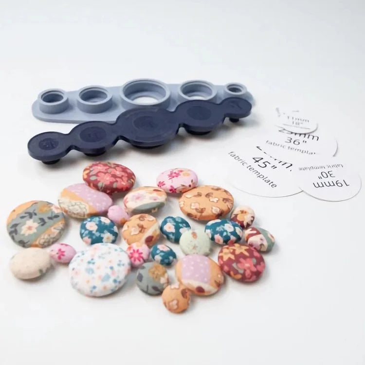 OneTouch Button-Maker-Set – DIY-Werkzeug für stoffbezogene Knöpfe