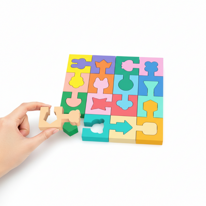 BrainBoost – Holz-Formpuzzle | 50% RABATT