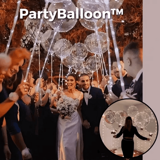 Partyballon – Ballondekoration mit LED-Licht