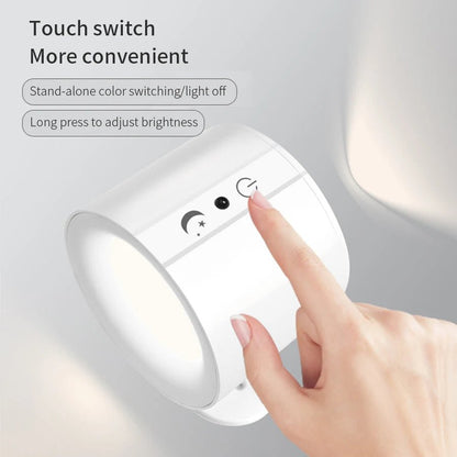 LumaFlex — Wiederaufladbare magnetische LED-Wandleuchte mit Fernbedienung