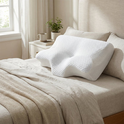 Contour-Memory-Foam-Kissen – ergonomisches Nackenstützkissen