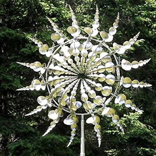 VentoLuxe – Handgefertigter Winddreher aus Metall als Gartenschmuck