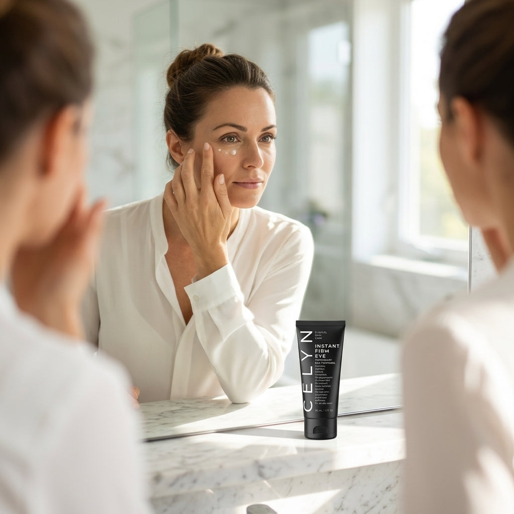 Sofortige Augencreme — Sichtbar glättet dunkle Augenringe, Schwellungen und feine Linien