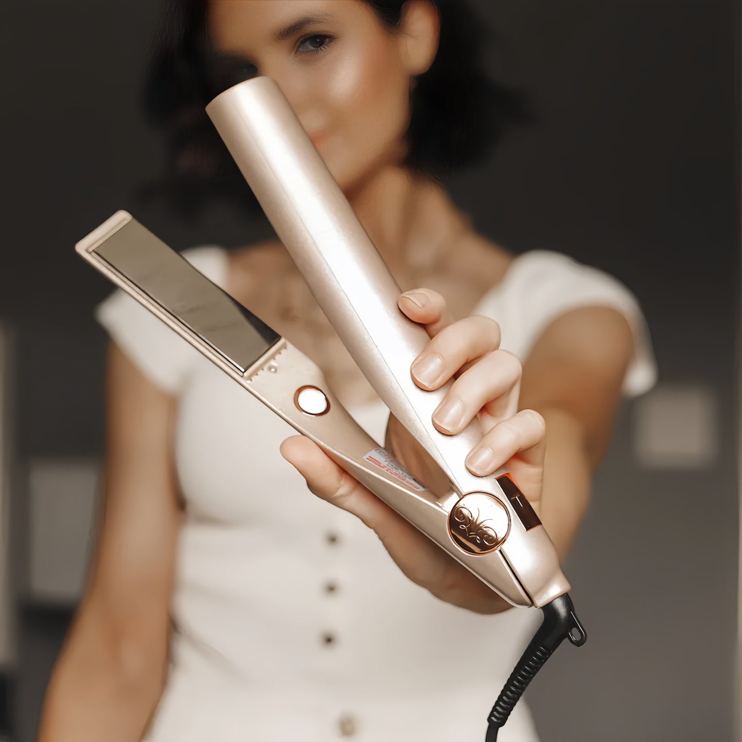 Valcero 2-in-1 Haarglätter und Lockenstab