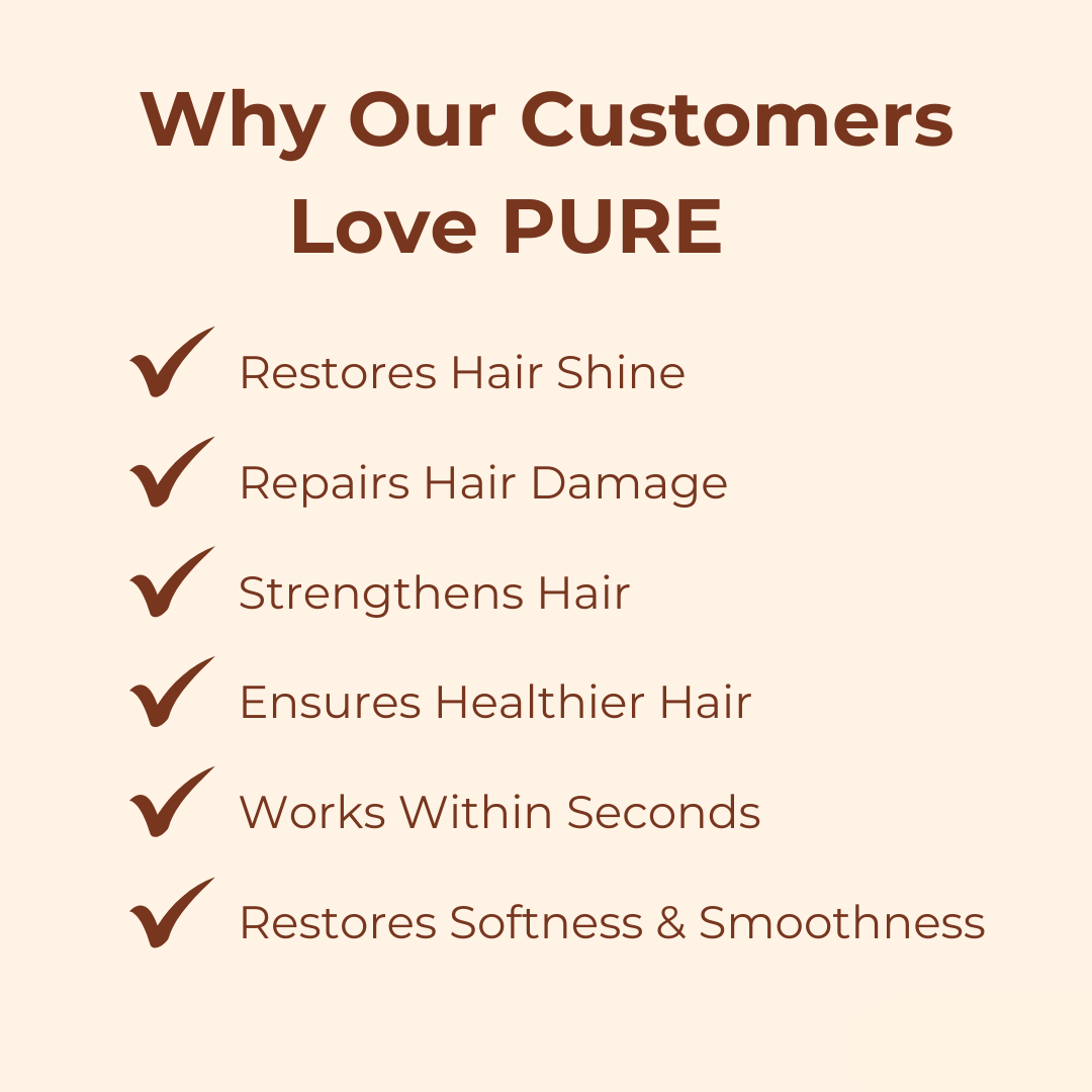 PURE – Zauber-Haarcreme für glatteres Haar,