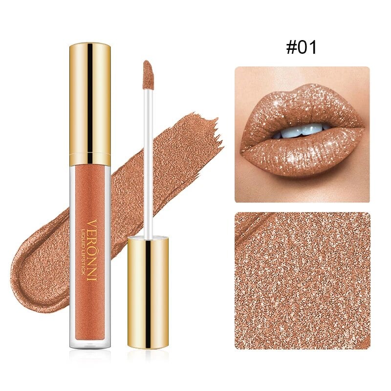 LustraLips – Lipglanz mit Diamantglanz und flüssigem Lippenstift-Finish