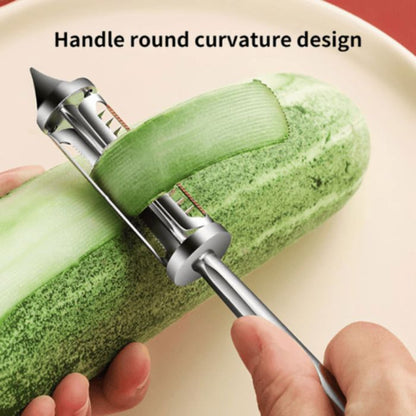 SliceMaster Pro — Gemüseschäler aus Edelstahl mit Doppelklinge