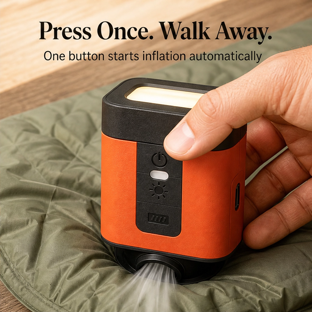 AirSwift™ | Kabellose Mini-Luftpumpe mit LED-Licht