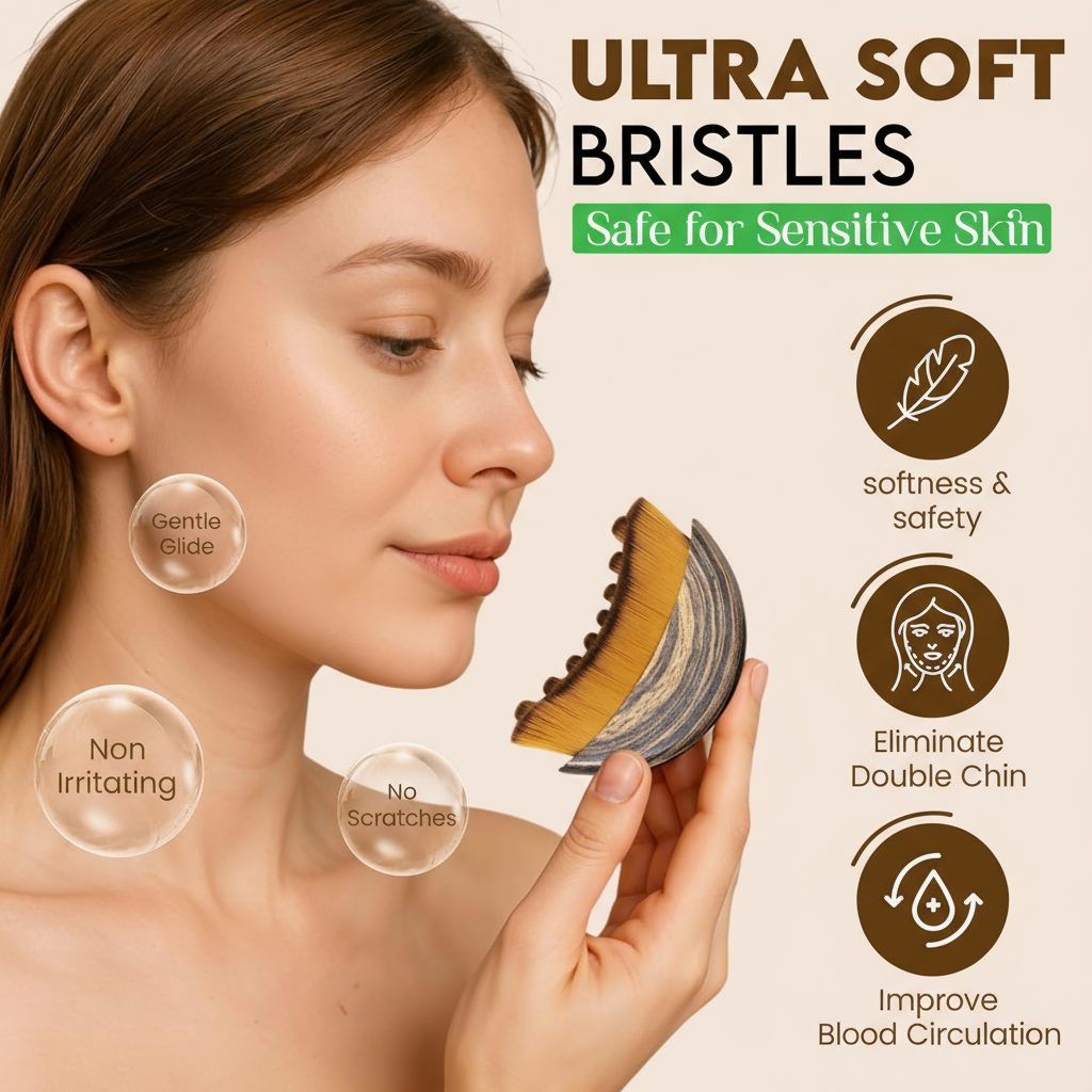 ContourCraft – Gesichtsmassagebürste für eine straff wirkende Hautformung