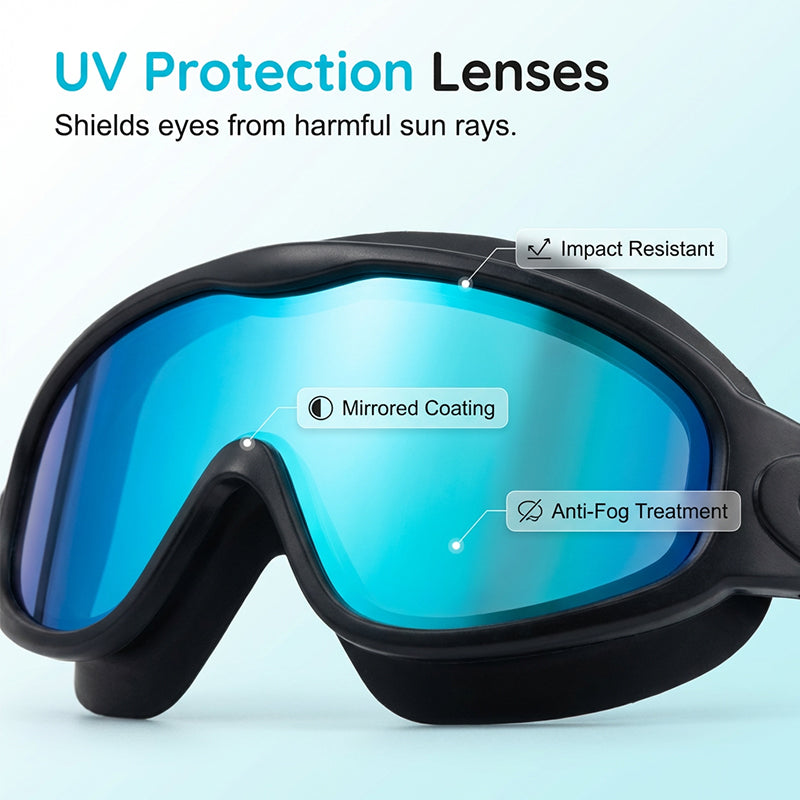 AquaVision Kids™ | Kinder-Schwimmbrille mit Ohrstöpseln