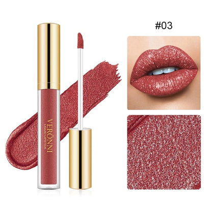 LustraLips – Lipglanz mit Diamantglanz und flüssigem Lippenstift-Finish