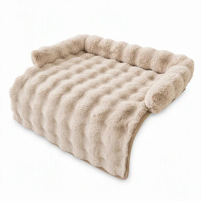 CozyFur™ | Kuschelige Haustiermatte aus Kunstfell mit rutschfester Unterseite