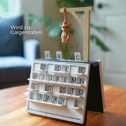 50% Rabatt | HANGMAN - Galgenraten Buch Brettspiel