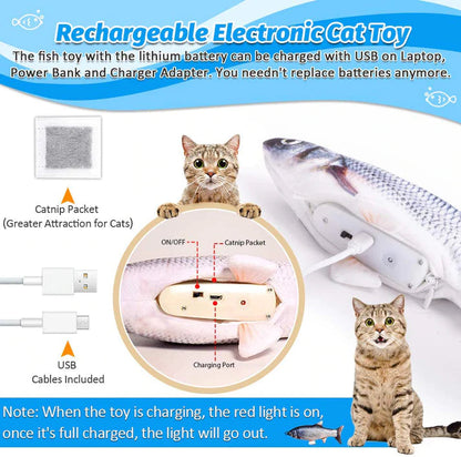Flopping Fish Katzenspielzeug™ | 2+1 GRATIS
