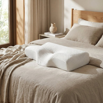 Contour-Memory-Foam-Kissen – ergonomisches Nackenstützkissen