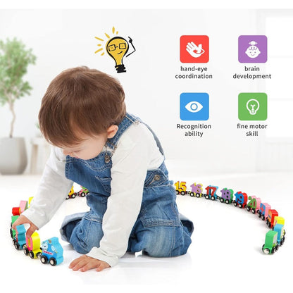 Easy-Build™ | Magnetische Zahlenbahn – Frühkindliche Mathematik spielerisch fördern