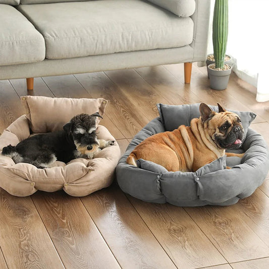CozyNest™ | 3-in-1 Haustierbett – Sofa, Matte oder Schlafhöhle in einem