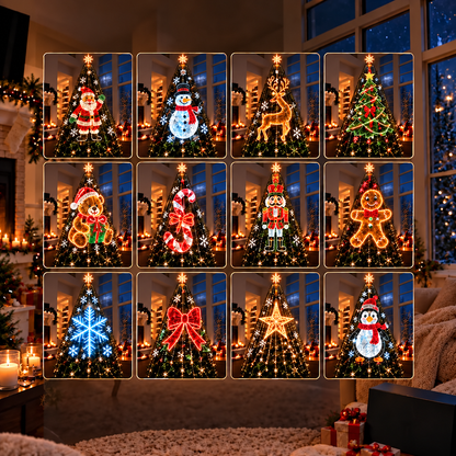 Glowmation™ | App-gesteuerte LED-Weihnachtsbaum-Lichterkette mit animierten Lichteffekten