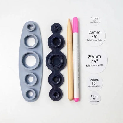 OneTouch Button-Maker-Set – DIY-Werkzeug für stoffbezogene Knöpfe