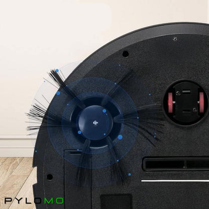 Staubsaugerroboter mit Wischfunktion | Saugen & Wischen in einem Gerät | Leise unter 60 dB, kompakt für unter Möbel | Bis 90 Min Laufzeit