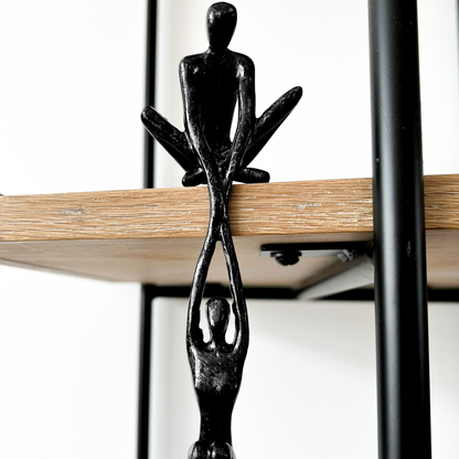 EdelKunst — Abstrakte hängende Skulptur zur Dekoration: Paar
