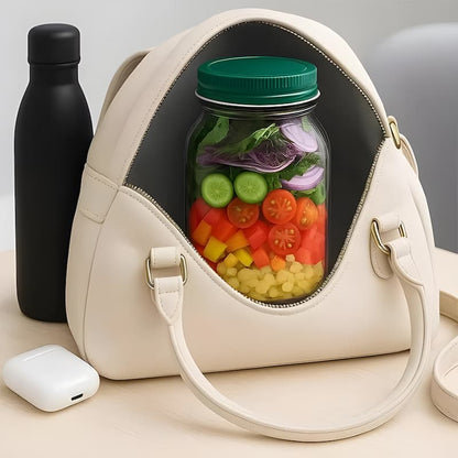 SalatJar – Frische Salatbox für unterwegs & überall mitnehmen | Letzter Tag Rabatt!