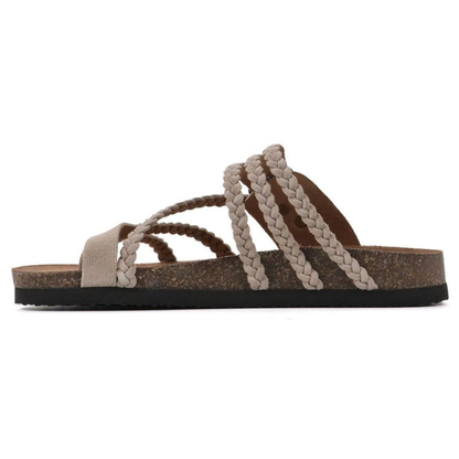 Solèda | Geflochtene Sandalen mit verstellbarer Schnalle