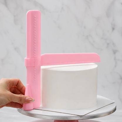 CakeSmooth™ | Ergonomischer Kuchenglätter für Buttercreme, Fondant & Glasur