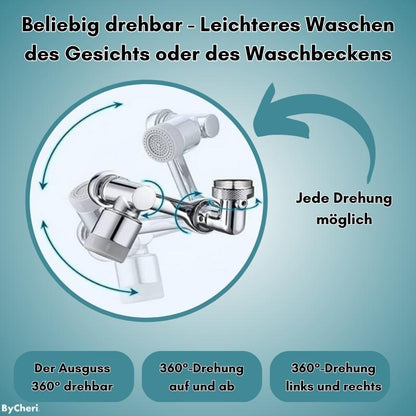 1+1 Gratis | AquaSwirl1080™ -  Roboterarm-Hahn