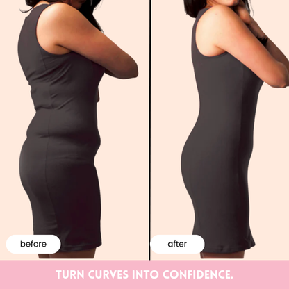 Rutschfeste Shaping-Panty-Shorts mit hohem Bund