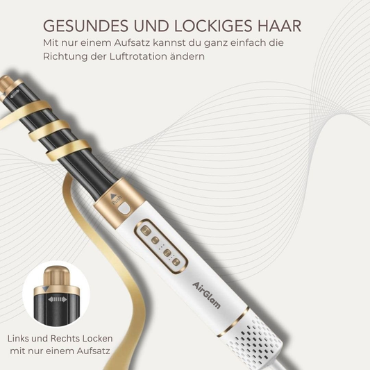 AirGlam™ | 5-in-1 Magischer Haarstyler und Trockner