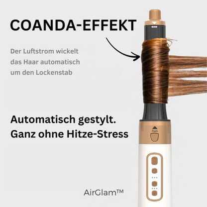 AirGlam™ | 5-in-1 Magischer Haarstyler und Trockner