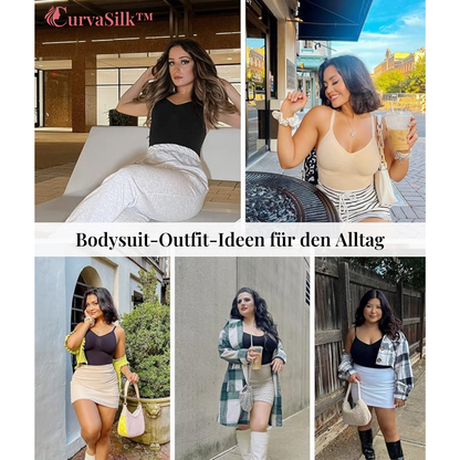 1+1 Gratis | CurvaSilk™ Figurformender Bodysuit [Letzter Tag Rabatt]