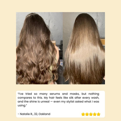 SilkShine Keratin-Haarmaske | Glatte & glänzende Haarpflege